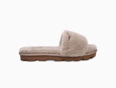 UGG Cozette Slide Slippers for Womens - Oyster/Grey India